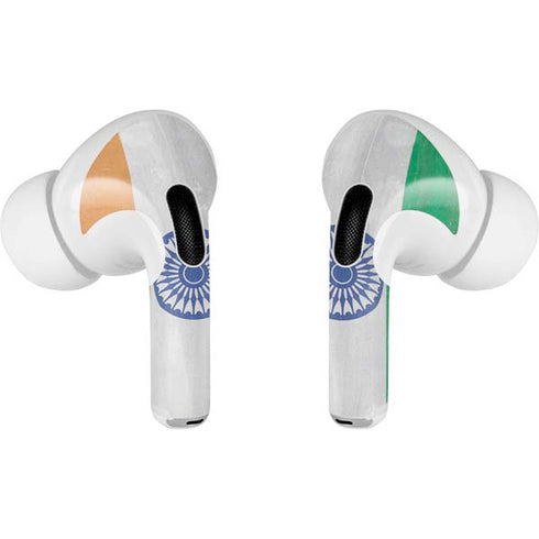 India Flag Distressed AirPods Skins